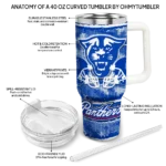 custom georgia state panthers honey streaks blue curved tumbler best selling.webp