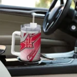 custom houston cougars arrow burst red curved tumbler best selling.webp