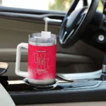 custom houston cougars geometric prism red curved tumbler best selling.webp