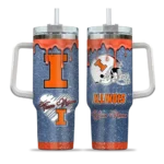 custom illinois fighting illini heart helmet motif blue curved tumbler best selling.webp