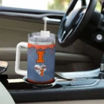 custom illinois fighting illini heart helmet motif blue curved tumbler best selling.webp