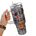 custom illinois fighting illini superman shield blue gray curved tumbler best selling.webp