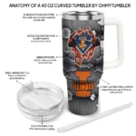 custom illinois fighting illini superman shield blue gray curved tumbler best selling.webp
