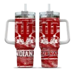 custom indiana hoosiers honey streaks red curved tumbler best selling.webp