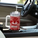 custom indiana hoosiers honey streaks red curved tumbler best selling.webp