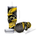 custom iowa hawkeyes abstract paths black curved tumbler best selling.webp