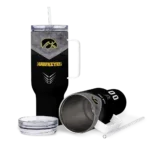 custom iowa hawkeyes arrow armor black curved tumbler best selling.webp