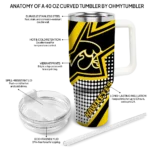 custom iowa hawkeyes arrow burst black curved tumbler best selling.webp