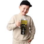 custom iowa hawkeyes chevron stripe black curved tumbler best selling.webp