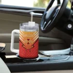 custom iowa state cyclones hex texture red curved tumbler best selling.webp