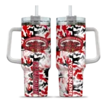 custom jacksonville state gamecocks camo mashup red white curved tumbler best selling.webp