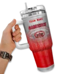 custom jacksonville state gamecocks gradient dots red curved tumbler best selling.webp