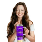 custom james madison dukes geometric prism purple curved tumbler best selling.webp