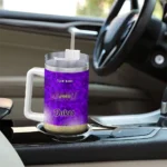 custom james madison dukes geometric prism purple curved tumbler best selling.webp