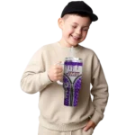 custom james madison dukes leopard zipper purple curved tumbler best selling.webp