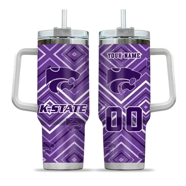 custom kansas state wildcats bold diamonds purple curved tumbler best selling.webp