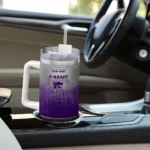 custom kansas state wildcats gradient dots purple curved tumbler best selling.webp