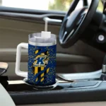 custom kent state golden flashes claw cut navy blue black curved tumbler best selling.webp