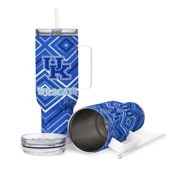 custom kentucky wildcats bold diamonds blue curved tumbler high quality.webp
