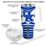 custom kentucky wildcats chevron layers blue curved tumbler best selling.webp