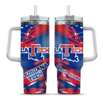 custom la tech abstract paths blue curved tumbler best selling.webp