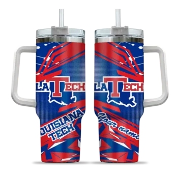 custom la tech abstract paths blue curved tumbler best selling.webp