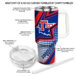 custom la tech arrow burst blue curved tumbler best selling.webp