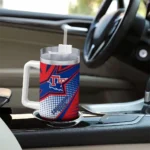 custom la tech arrow burst blue curved tumbler best selling.webp