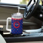 custom la tech bullseye drips blue curved tumbler best selling.webp