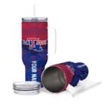 custom la tech chevron stripe blue curved tumbler best selling.webp