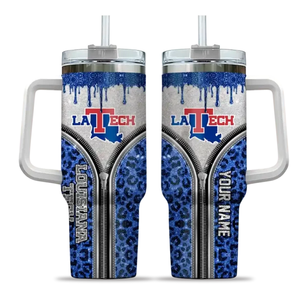 custom la tech leopard zipper blue curved tumbler best selling.webp
