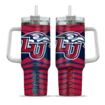 custom liberty flames chevron layers red curved tumbler best selling.webp