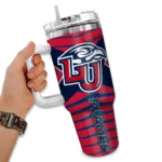 custom liberty flames chevron layers red curved tumbler best selling.webp