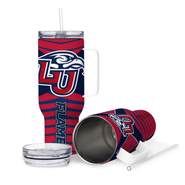 custom liberty flames chevron layers red curved tumbler high quality.webp