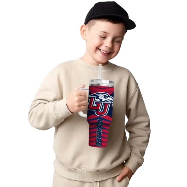 custom liberty flames chevron layers red curved tumbler latest model.webp