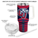 custom liberty flames chevron layers red curved tumbler best selling.webp