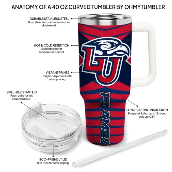 custom liberty flames chevron layers red curved tumbler new arrival.webp