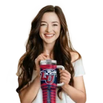 custom liberty flames chevron layers red curved tumbler best selling.webp