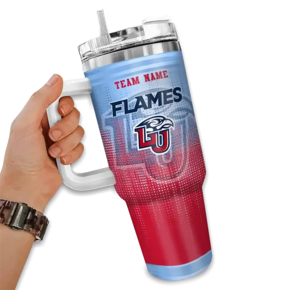 custom liberty flames gradient dots red curved tumbler fashion forward.webp