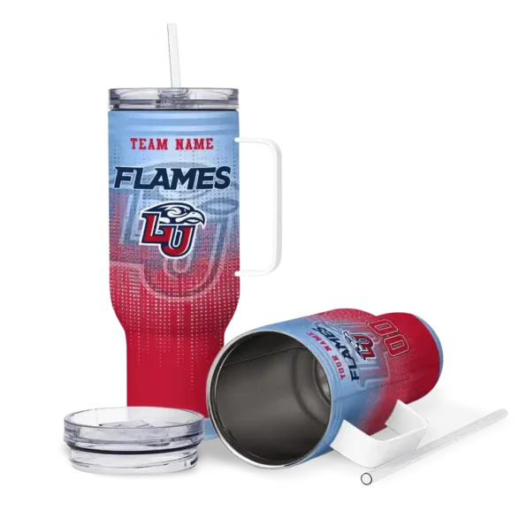 custom liberty flames gradient dots red curved tumbler high quality.webp