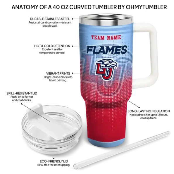 custom liberty flames gradient dots red curved tumbler new arrival.webp