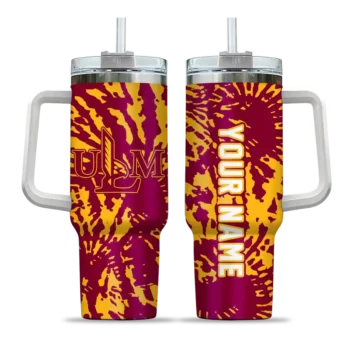 custom louisiana monroe warhawks burst swirl red curved tumbler best selling.webp
