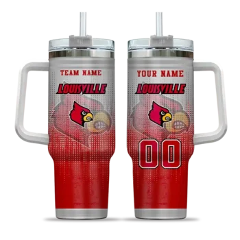 custom louisville cardinals gradient dots red curved tumbler best selling.webp