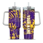 custom lsu tigers burst swirl purple curved tumbler best selling.webp