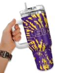 custom lsu tigers burst swirl purple curved tumbler best selling.webp