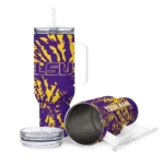 custom lsu tigers burst swirl purple curved tumbler best selling.webp
