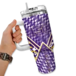 custom lsu tigers chevron angle purple curved tumbler best selling.webp