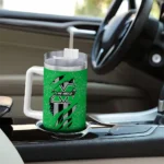 custom marshall thundering herd claw cut green black curved tumbler best selling.webp
