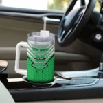 custom marshall thundering herd hex texture green curved tumbler best selling.webp