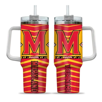 custom maryland terrapins chevron layers red curved tumbler best selling.webp